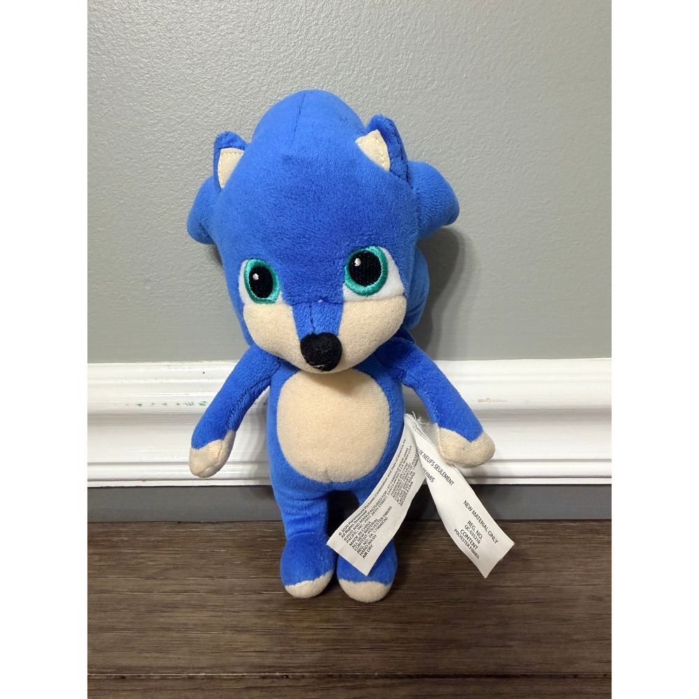Baby Sonic the Hedgehog Movie Plush 8.5" Jakks Pacific SEGA Blue Toy Figure